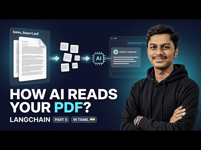 How Does AI Read Your PDF? 🤯 LangChain Data Loaders Explained | Tamil 🇮🇳