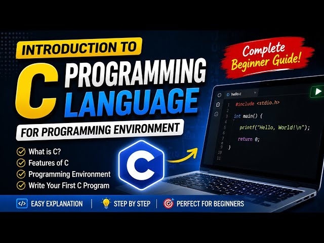 Introduction to C Programming Language | Complete Beginner Guide