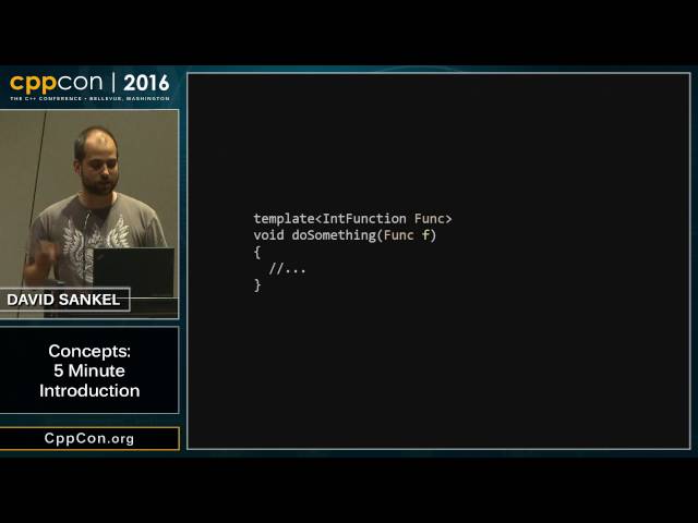Concepts in 5 -  David Sankel [ CppCon 2016 ]