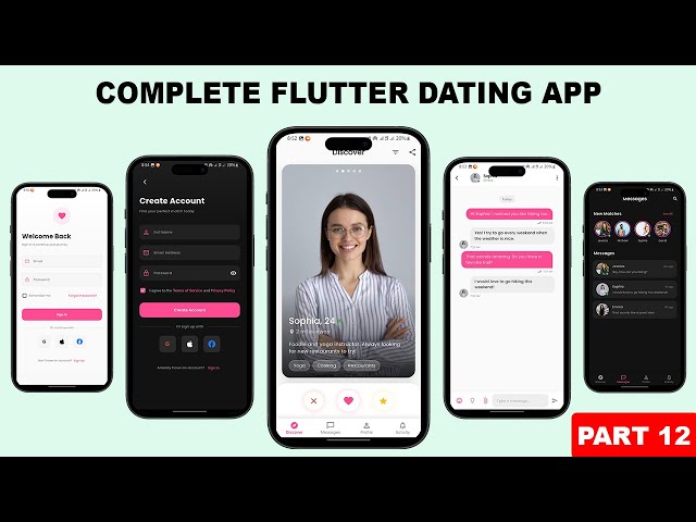 Part 12 | Flutter Dating App - Discover People Screen UI | Speed Code | Flutter Project | Mobile App