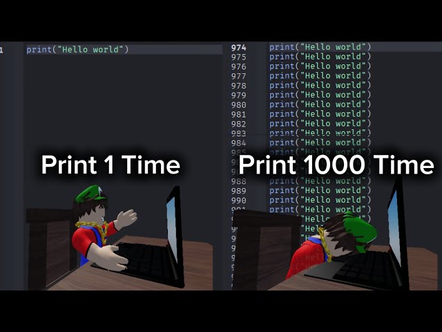 I Challenged Myself To Print 1000 Times In Roblox Studio!!