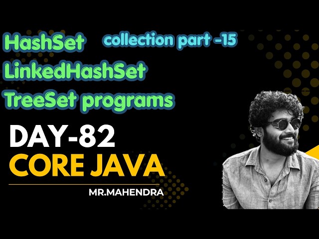 || core java || day - 82 || Set Programs ||