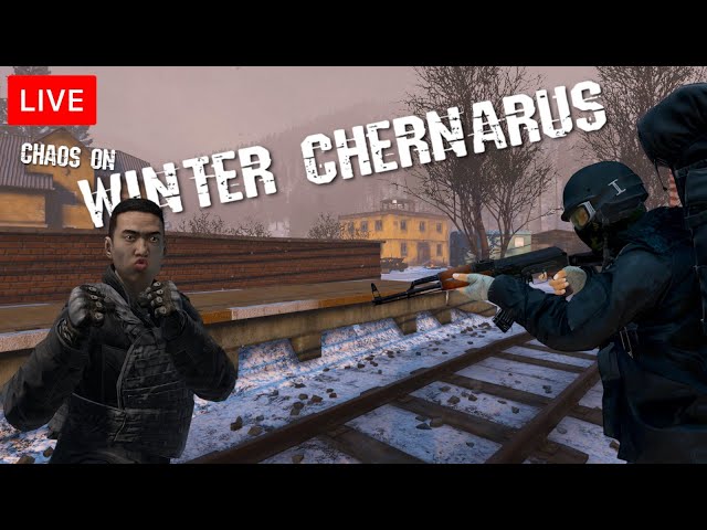 ❄️ Winter Chernarus Chaos ❄️ | Running With the Bois (Steven & @TheThrowingDead)  💀😂  |🔴LIVE #dayz