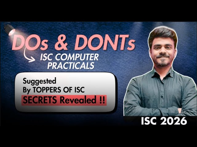 All you need to know about Computer Practical 2026 | Dos and Dont's | Do not regret later
