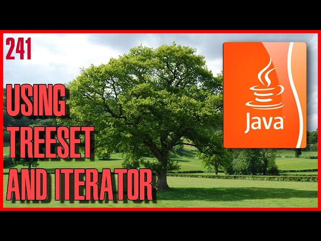 JAVA Fill TreeSet from array and Iterator example