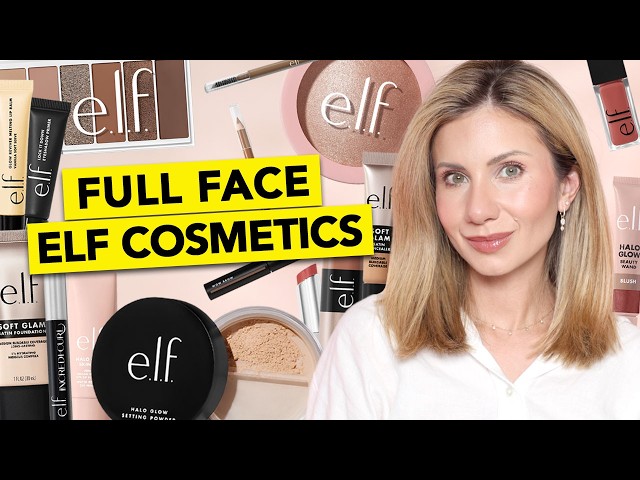 Full Face of e.l.f. Cosmetics | Summer Glam + SPF 50