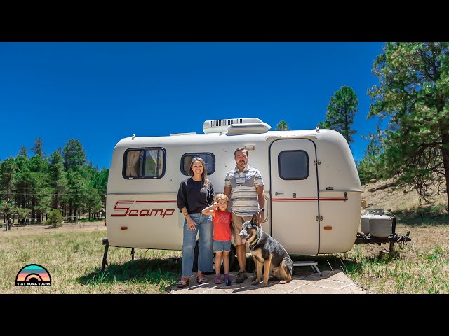 Family's Renovated Scamp Trailer - Adventure Tiny House