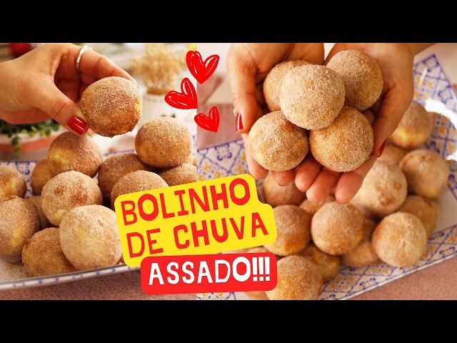BAKED BOLINHO DE CHUVA (FRIED DOUGH BALLS) – THE TASTE OF CHILDHOOD WITHOUT THE FRYING - SOFT AND...