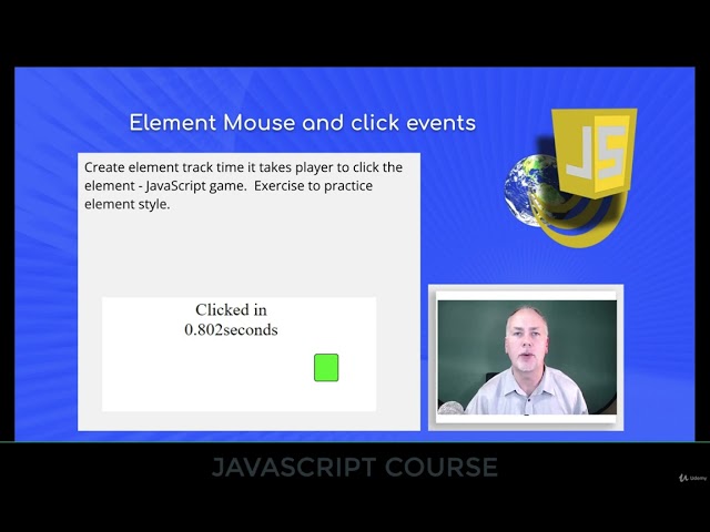 55 Modern JavaScript 45 001 Mouse event project introduction
