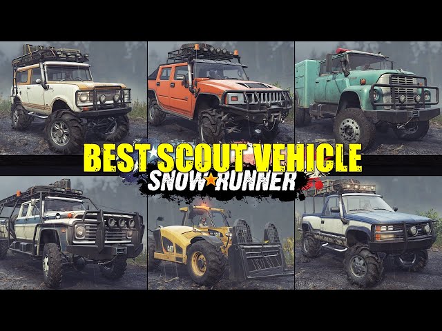 Scouts Battle (USA SIDE) - SnowRunner scout vs scout