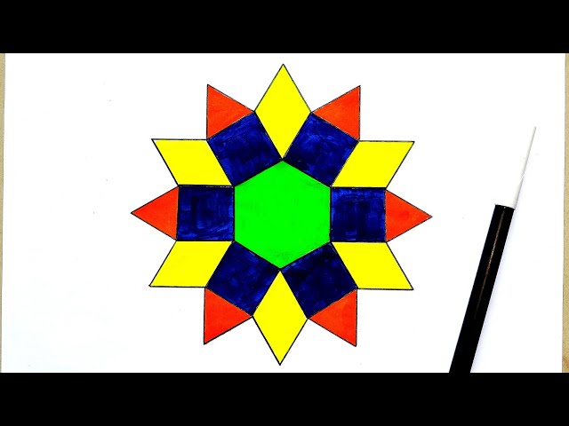 Math Art | Easy Math Art Projects | Simple Geometric Art Design | Math Art Activity By @learnart