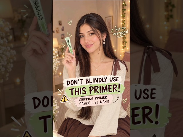 Don't blindly use this Gripping primer 😲✨ #primer #mekup  #makuptips #explorepage #viralshorts