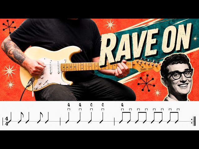 How to Play Rave On by Buddy Holly | Guitar Lesson