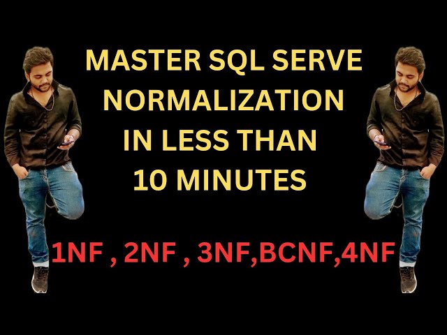 SQL Server Normalization Explained in Under 10 Minutes! #sql #coding #10minutes #programming