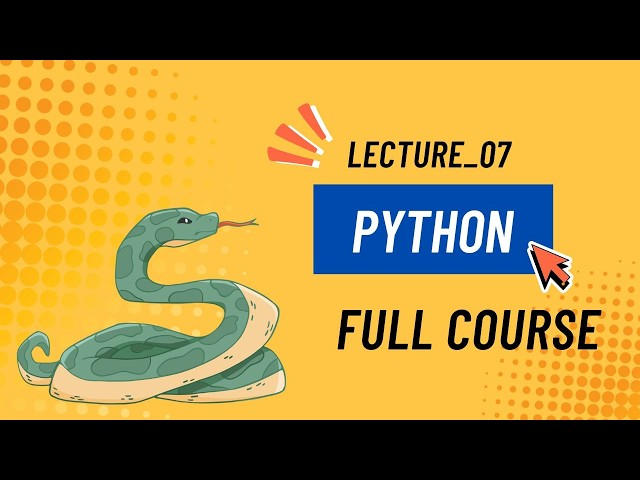 Python Lession 07 | Lazy Coder