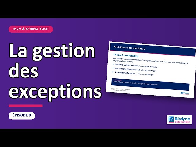Java (8/12) — La gestion des exceptions