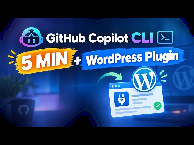 মাত্র 5 মিনিটে WordPress Plugin তৈরি! GitHub Copilot CLI দিয়ে | Bangla Tutorial