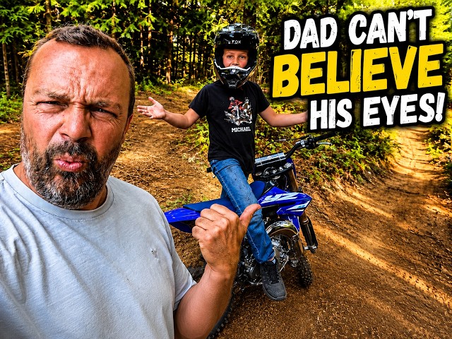 Dad Couldn’t Believe What Michael Did on His YZ65! 😳