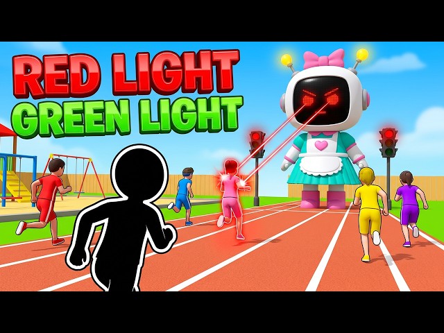 Calentamiento interactivo inmersivo | LUZ ROJA, LUZ VERDE 🔴🟢 Carrera de juegos de supervivencia |...