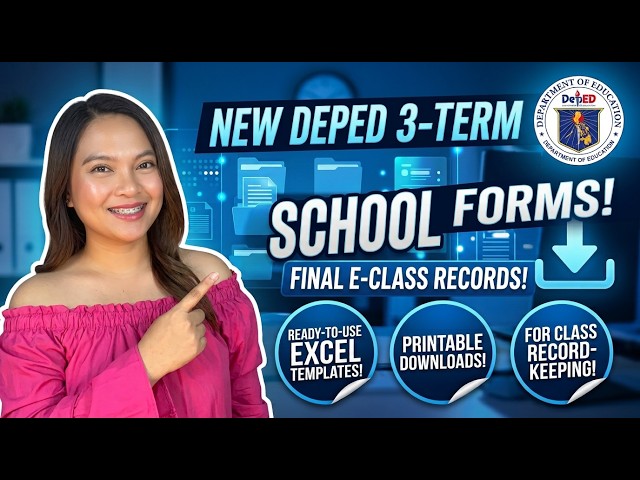 NEW THREE TERM E-CLASS RECORDS | DEPED NEW E-CLASS RECORD | DEPED SCHOOL FORMS