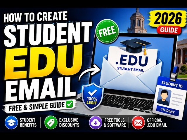 How to Create a Student EDU Email (2026) | FREE & Easy Guide ✅