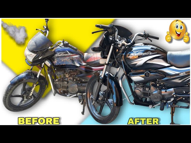 Super Splendor Complete Restoration || Modified Splendor Super || Qamar Bike Restoration || QBR