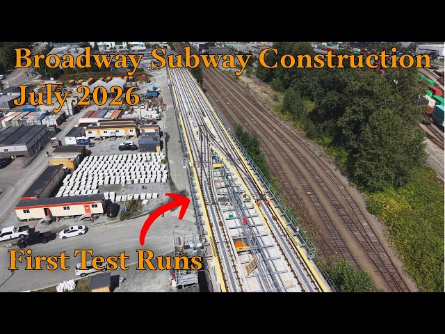 Broadway Subway SkyTrain Construction - July 2026