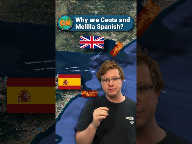 La historia de por qué Ceuta y Melilla son parte de España #historia #geografíaconmapas #geografía