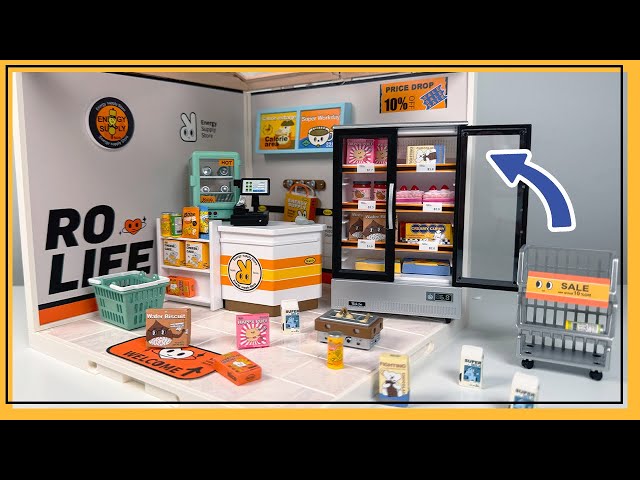 Organizing my Energy Supply Store🔋| Viral Miniature Rolife | ASMR Unboxing & Assembling | No talking