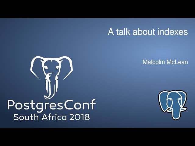 A talk about indexes