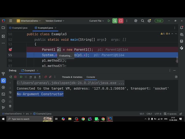 Constructors in Inheritance in Java | Constructor Chaining Explained | Core Java | S2P