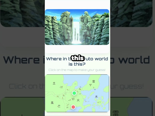 I Made Geoguessr for Naruto