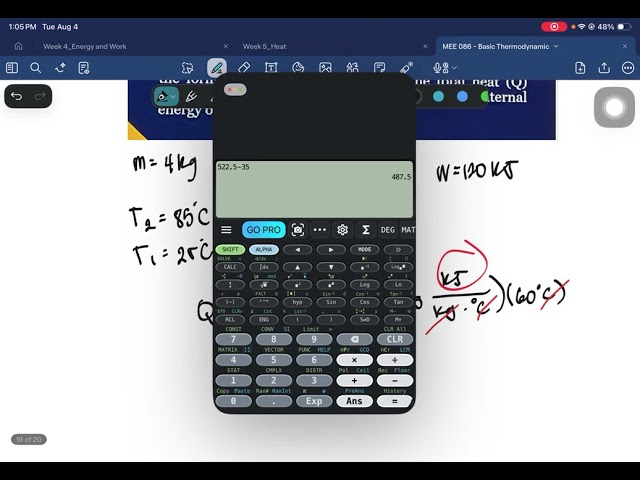 Heat Example Problem