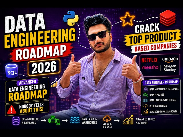 Data Engineer Roadmap 2026 | How I'd learn Data Engineering in 2026
