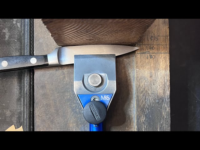 Tormek KS-123 vs. Fixed Projection Knife Setup Race
