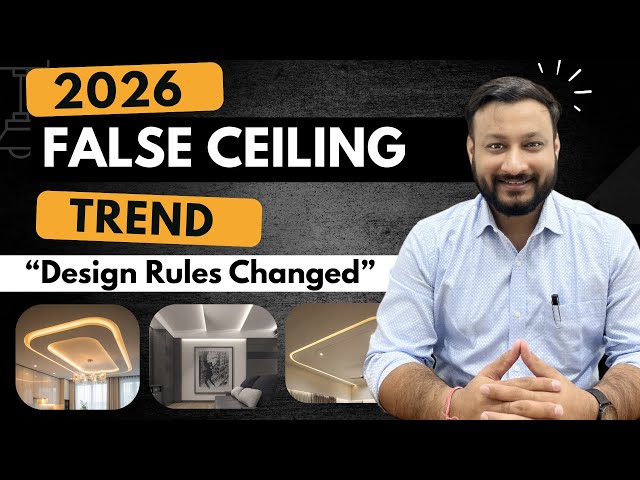 Modern Ceiling Design Rules| False Ceiling Trends 2026| Stop Making These False Ceiling Mistakes