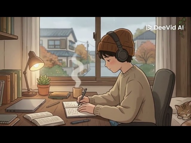 Study Focus, Calm Music and Comforting Coffee