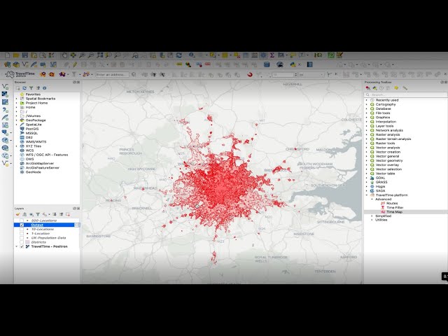 Running a Travel Time Analysis in QGIS (Advanced)