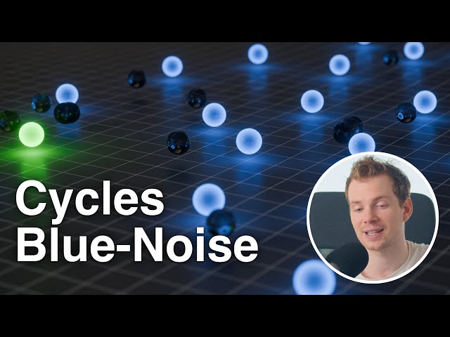 Render Optimization - Cycles now uses Blue-Noise