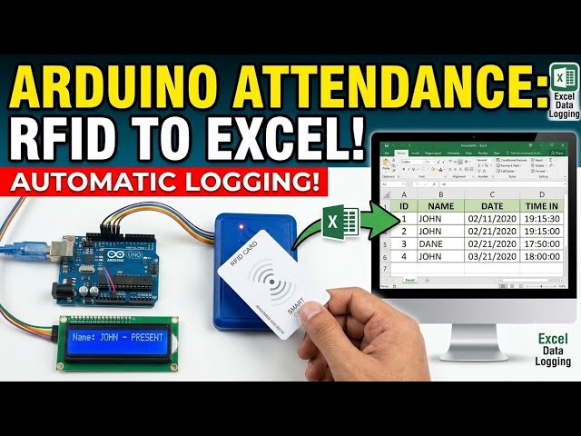 RFID Attendance System using Arduino | Arduino RFID Attendance Project 
