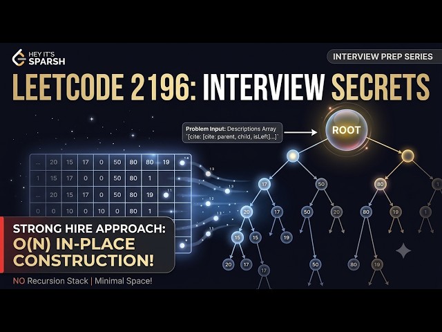 Leetcode 2196: The C++ STL Mistake That Fails Tech Interviews | Amazon SDE Interview Approach