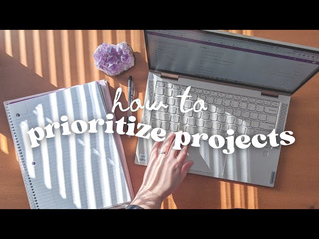 How to Prioritize Your Creative Projects *and actually get them done*