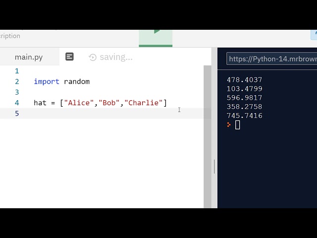 GCSE Python #14: Random Number Generation
