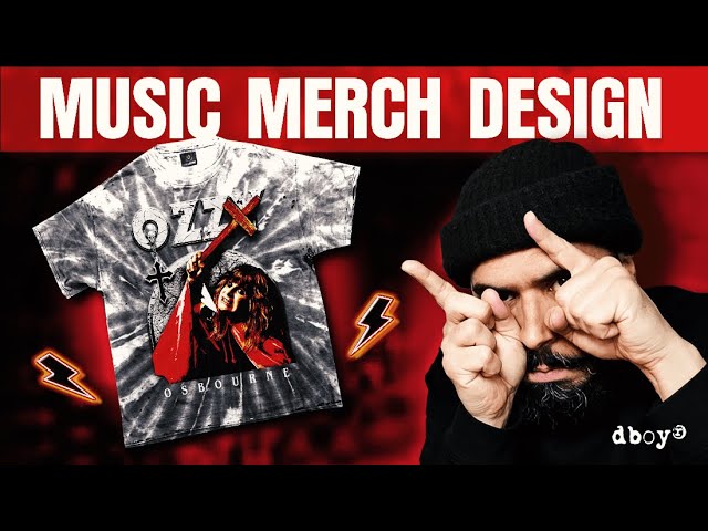 HOW TO DESIGN A TIE DYE BAND T-SHIRT (PHOTOSHOP TUTORIAL) MUSIC MERCH DESIGN
