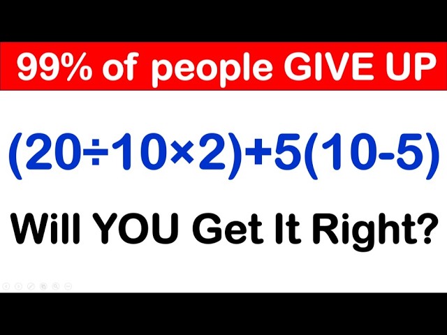 Most People Mess Up This Simple Calculation!
