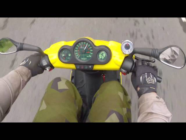 Speedfight 100 Airsal 120cc on the road