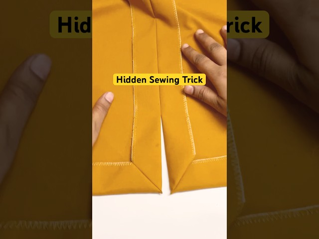 Perfect side slit sewing tutorial #sewingtricks #sewing #sewinghack