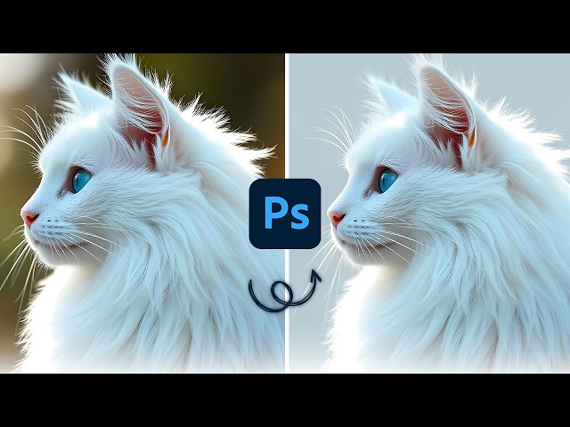 Remove Hair & Fur Backgrounds Like a Pro in Photoshop | Tutorial