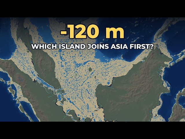 What If We Drained the Seas of Southeast Asia? Which Island Joins Asia First?