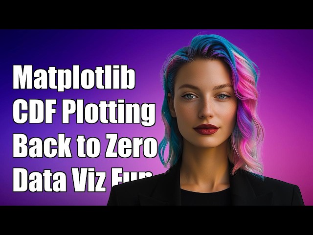 Matplotlib CDF goes back to zero